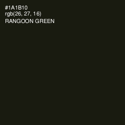 #1A1B10 - Rangoon Green Color Image
